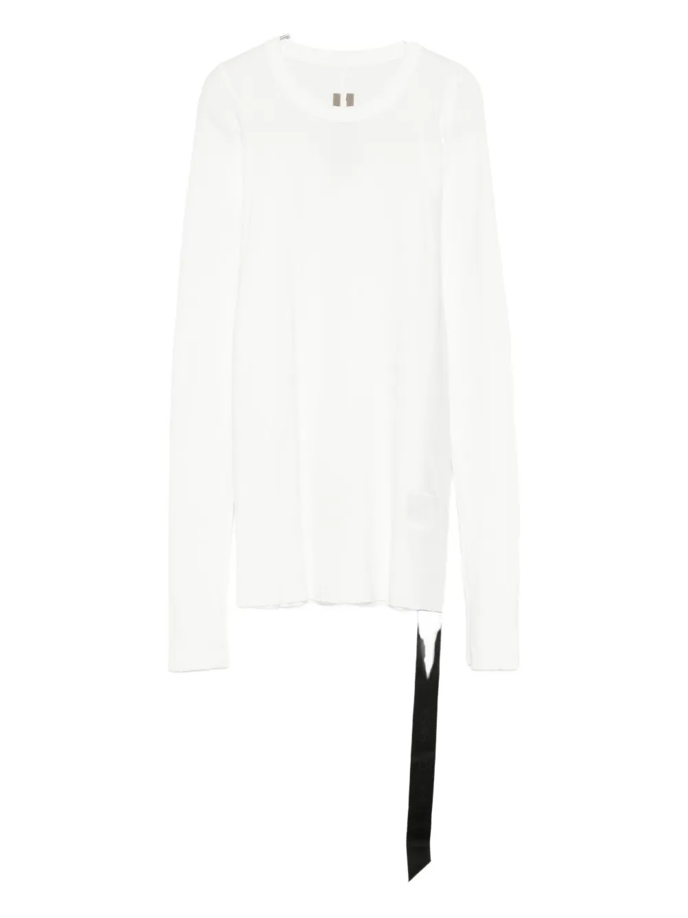 Rick Owens DRKSHDW long-sleeve tie-detail top Wit