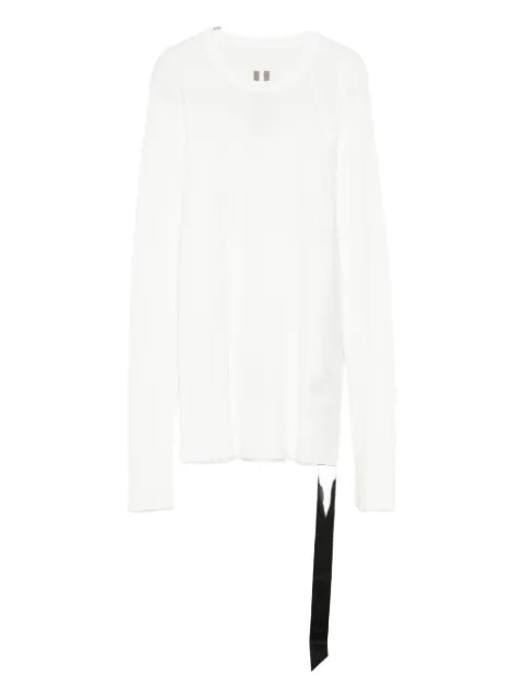 Rick Owens DRKSHDW long-sleeve tie-detail top
