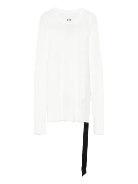 Rick Owens DRKSHDW long-sleeve tie-detail top