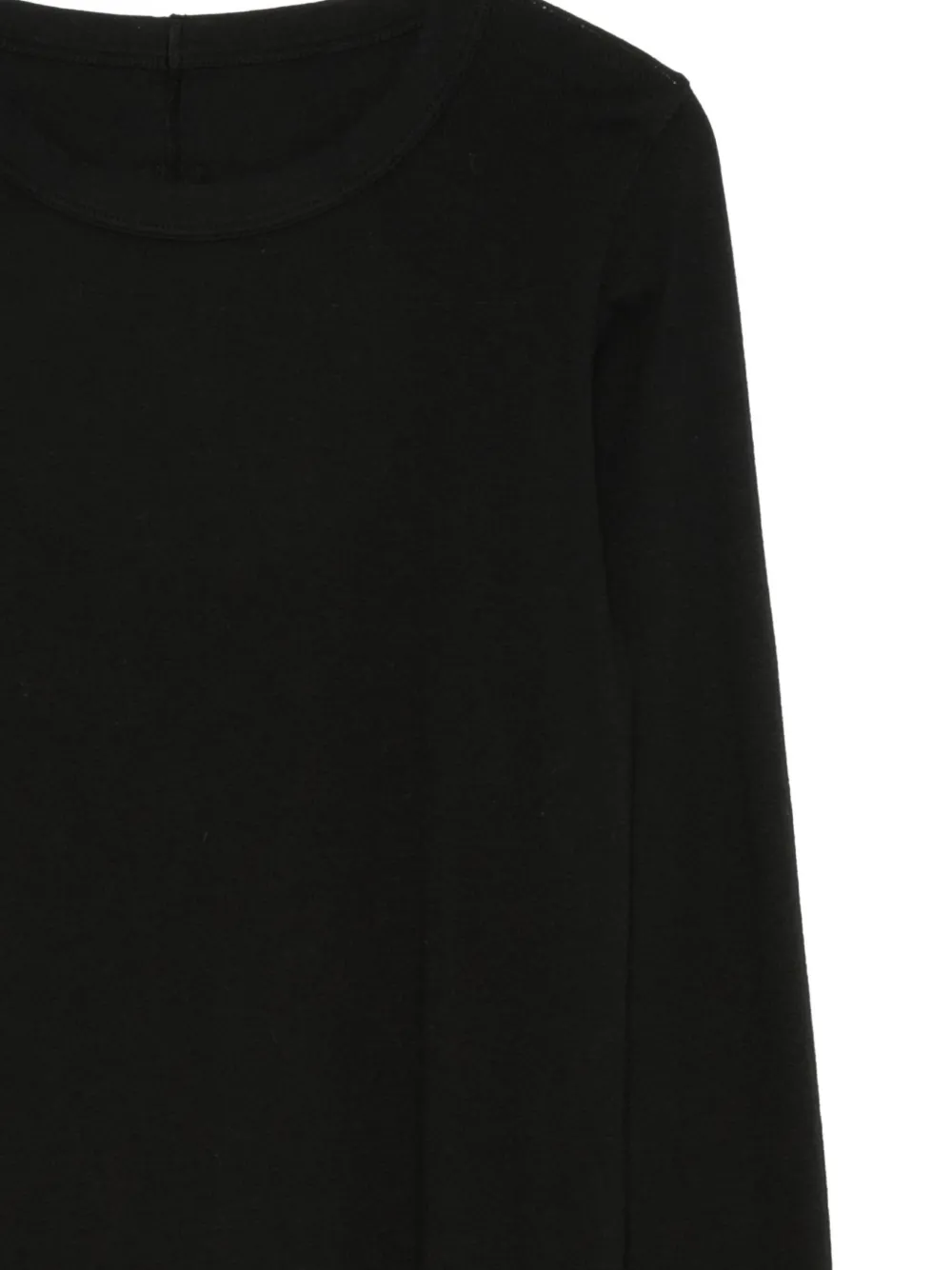 Rick Owens DRKSHDW long-sleeve tie-detail top Zwart