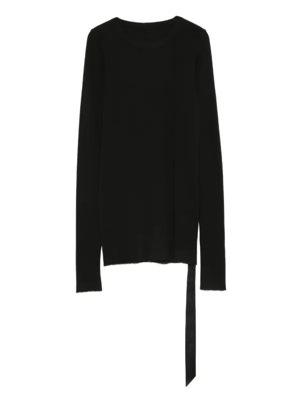 Rick Owens DRKSHDW long-sleeve tie-detail Top | Black | FARFETCH ZA