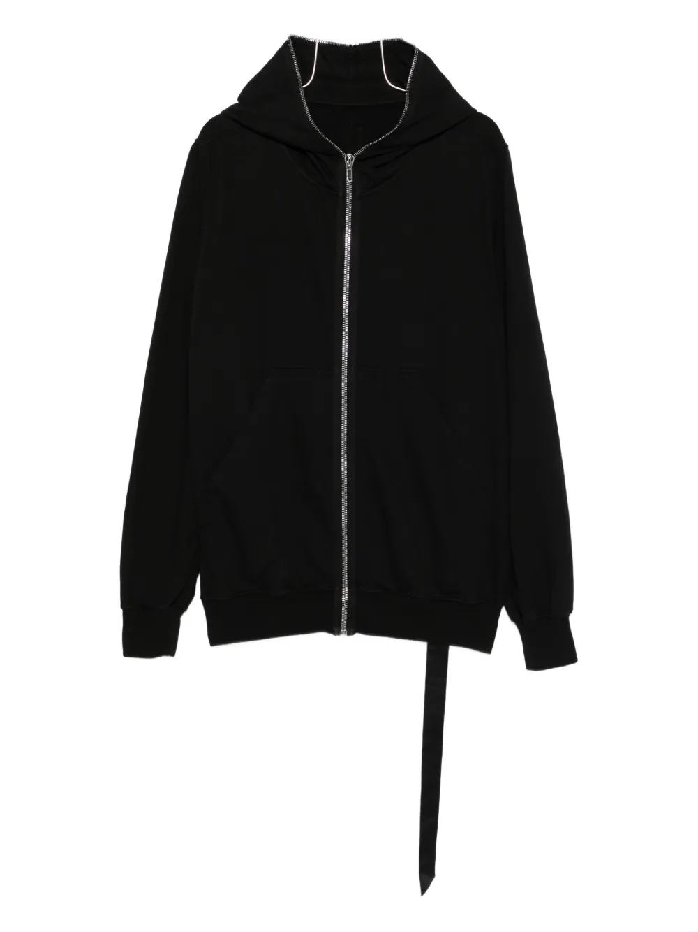 Rick Owens DRKSHDW long-sleeve zip-up hoodie Zwart