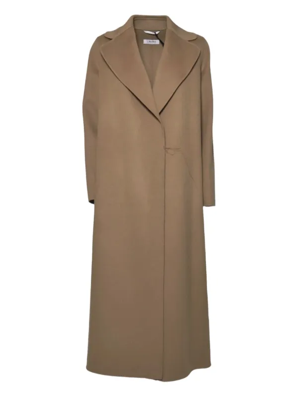 S Max Mara ベルテッド ラップコート | ブラウン | FARFETCH JP