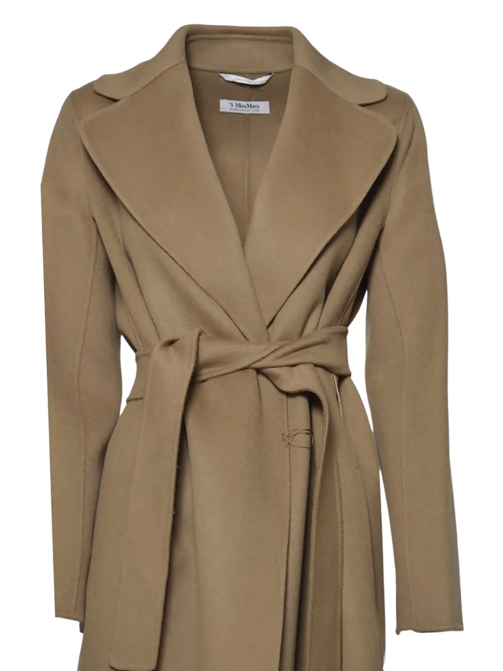 'S Max Mara Wikkeljas met ceintuur Bruin