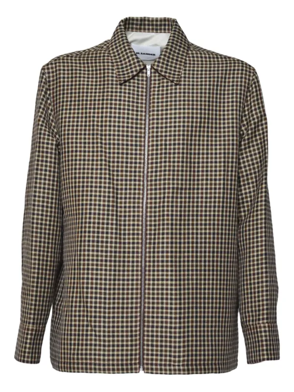 Jil Sander ジップ シャツ 定価15万】JIL SANDER ジップ シャツ
