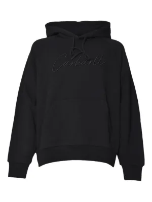 FEAR OF GOD ESSENTIALS logo-print Hoodie | Black | FARFETCH