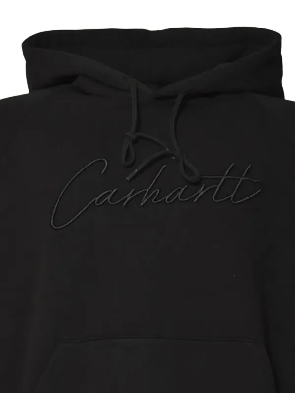 Carhartt WIP embroidered-logo Hoodie | Black | FARFETCH