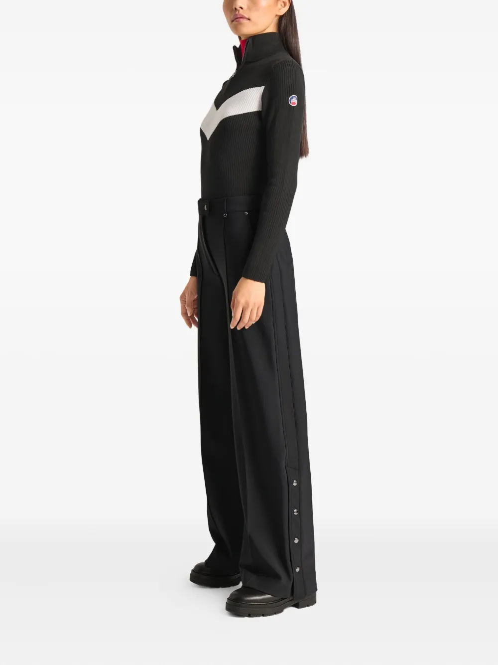 Fusalp Nohafea side-split trousers Zwart