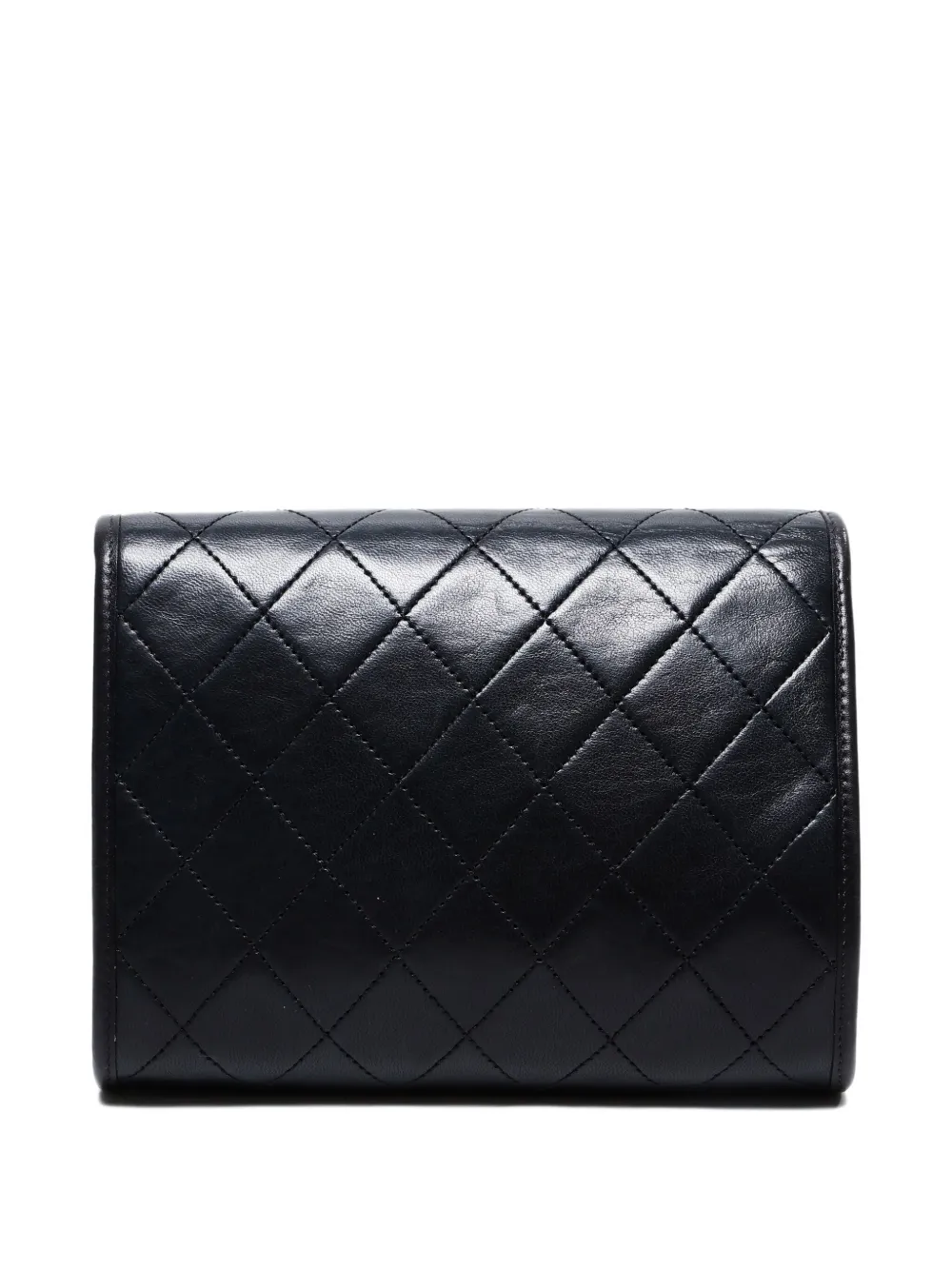Pre-owned Chanel 1980-1990 Quilted Shoulder Bag In Black