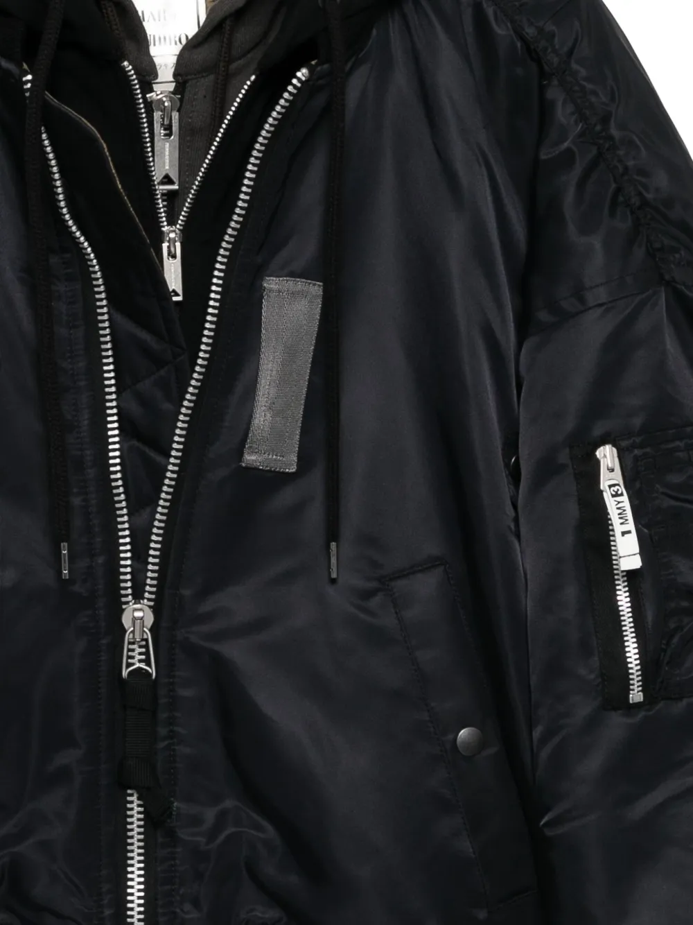 Miharayasuhiro Triple-layered Jacket In Black