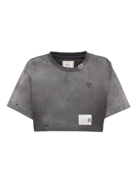 Maison MIHARA YASUHIRO logo distressed T-shirt