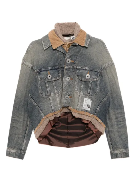 Maison MIHARA YASUHIRO Distressed-Jacke im Layering-Look