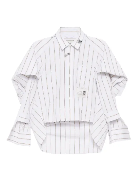 Maison MIHARA YASUHIRO distressed cotton shirt