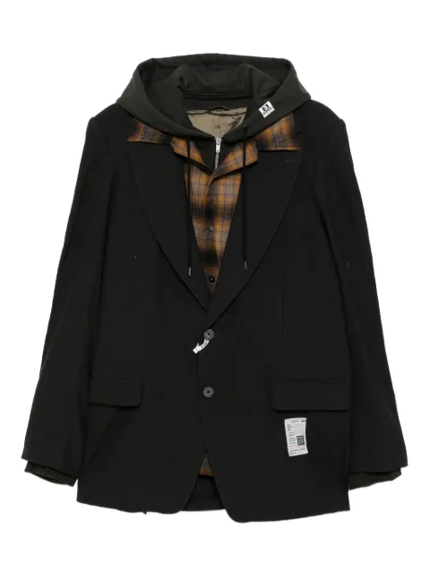 Maison MIHARA YASUHIRO multi-layer hooded jacket