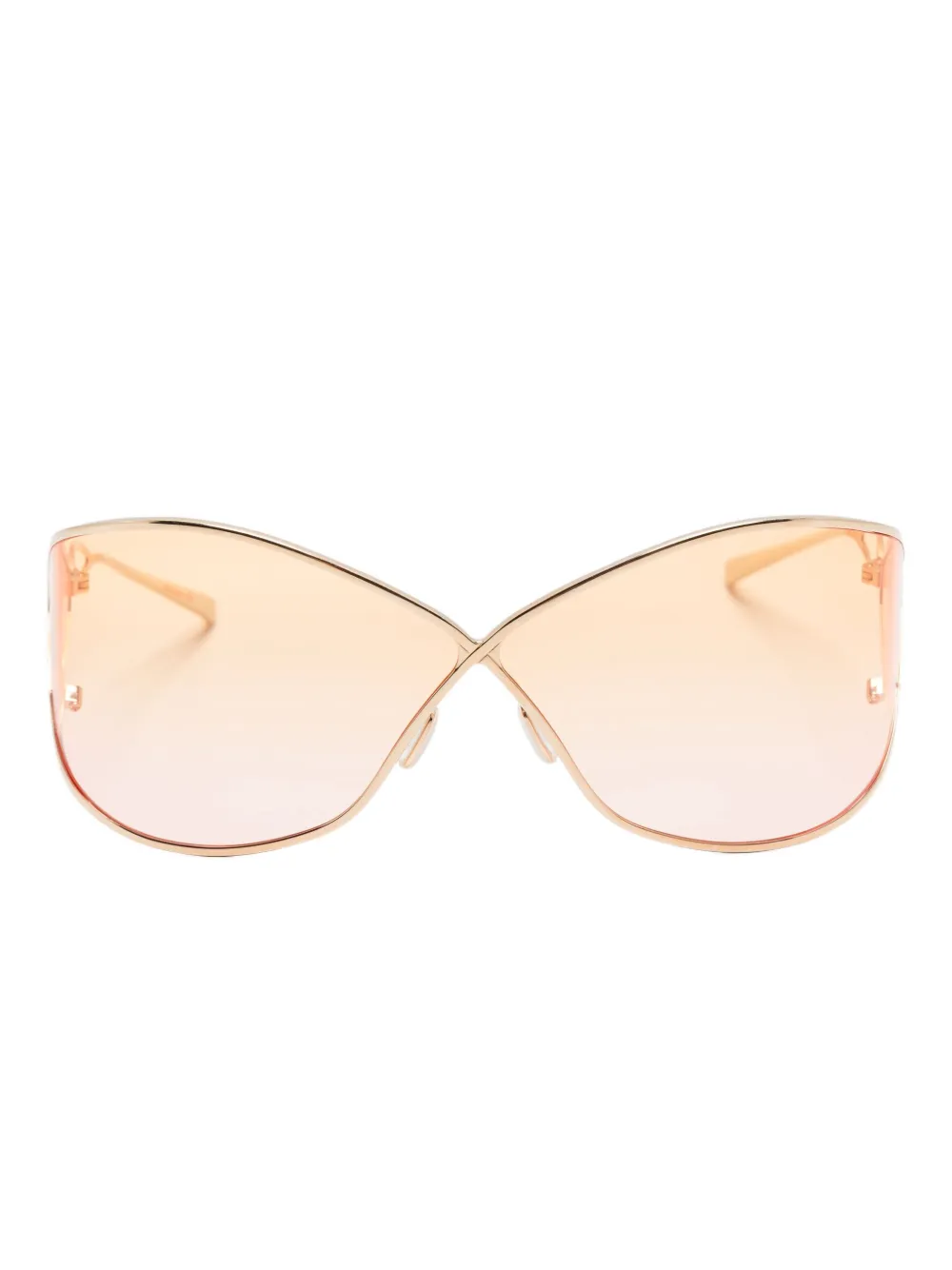 Christian Roth geometric-frame sunglasses | Yellow | Image 1