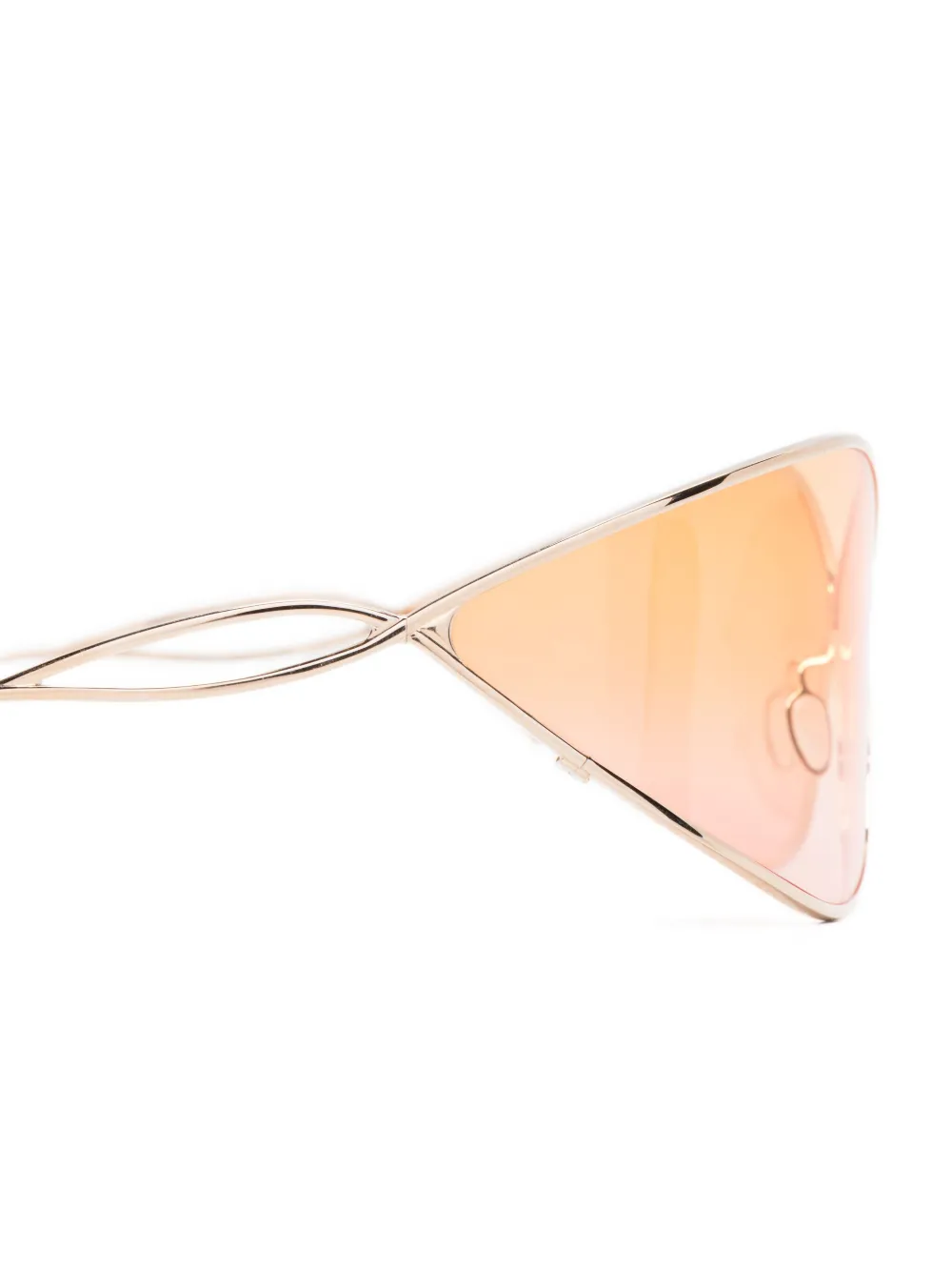  Christian Roth Geometric-frame Sunglasses - Yellow 
