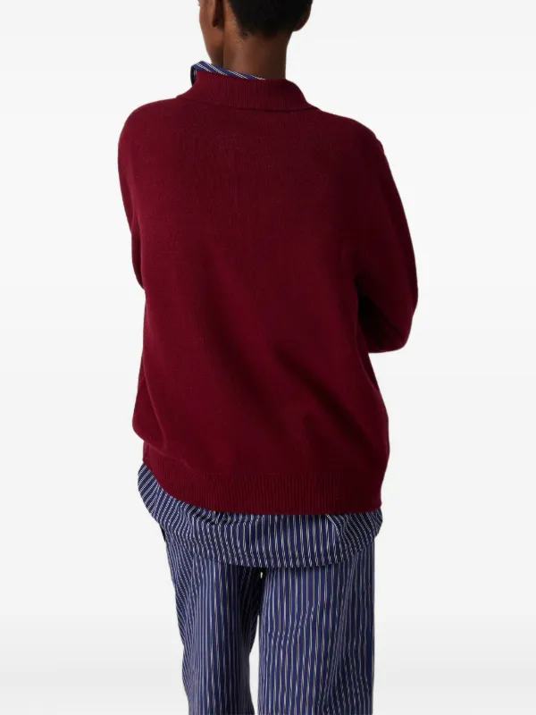 Miu Miu ポロネック セーター | レッド | FARFETCH JP