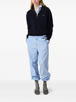 MiuMiu ミュウミュウ ジョシュア着 ポロ スウェット スポーツMIXブームを牽引するのは【ミュウミュウ】ポロシャツや