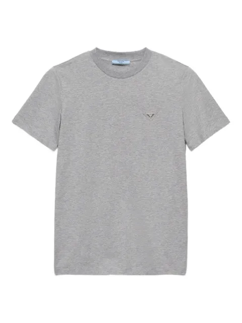 Prada logo-patch T-shirt