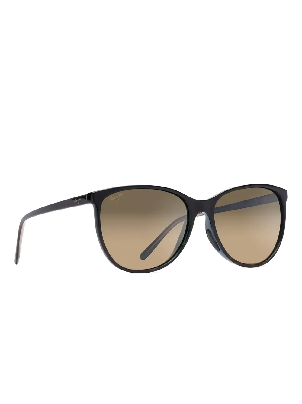 Maui Jim Ocean round-frame sunglasses Zwart