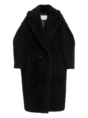 美品☆MaxMara☆バージンウール100％コート☆冬景色に映えるロイヤル