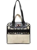 Ferragamo Pre-Owned 2015-2024 Iconic Project raffia pattern shoulder bag - Neutrals