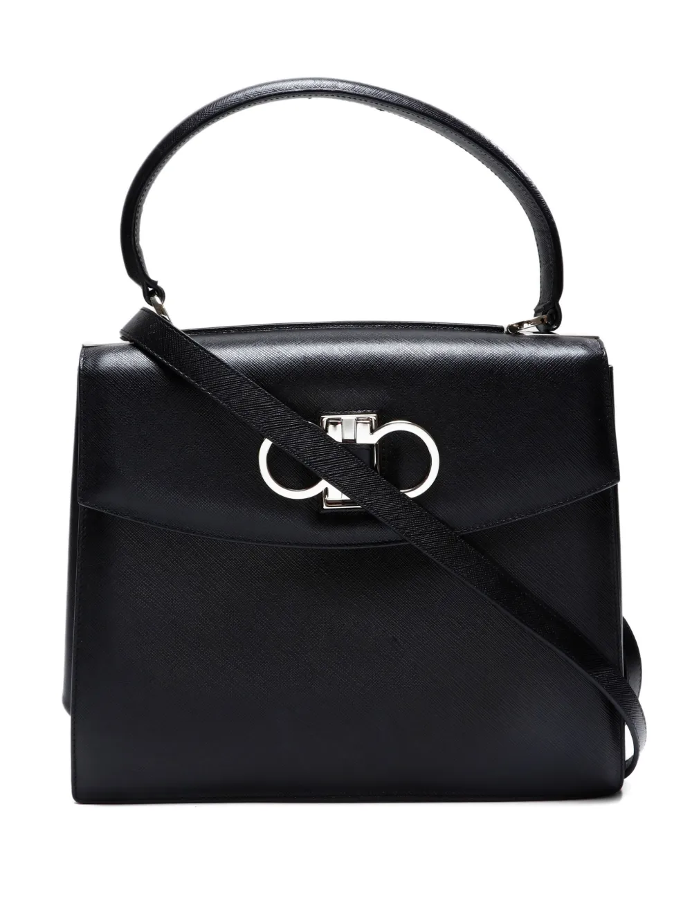 Ferragamo Pre-Owned 2000-2015 Gancini tote bag | Black | Image 1