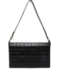CHANEL Pre-Owned 2002-2003 interlocking CC Choco Bar shoulder bag - Black