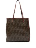 Fendi Pre-Owned 1990-2010s Zucchino pattern tote bag - Brown