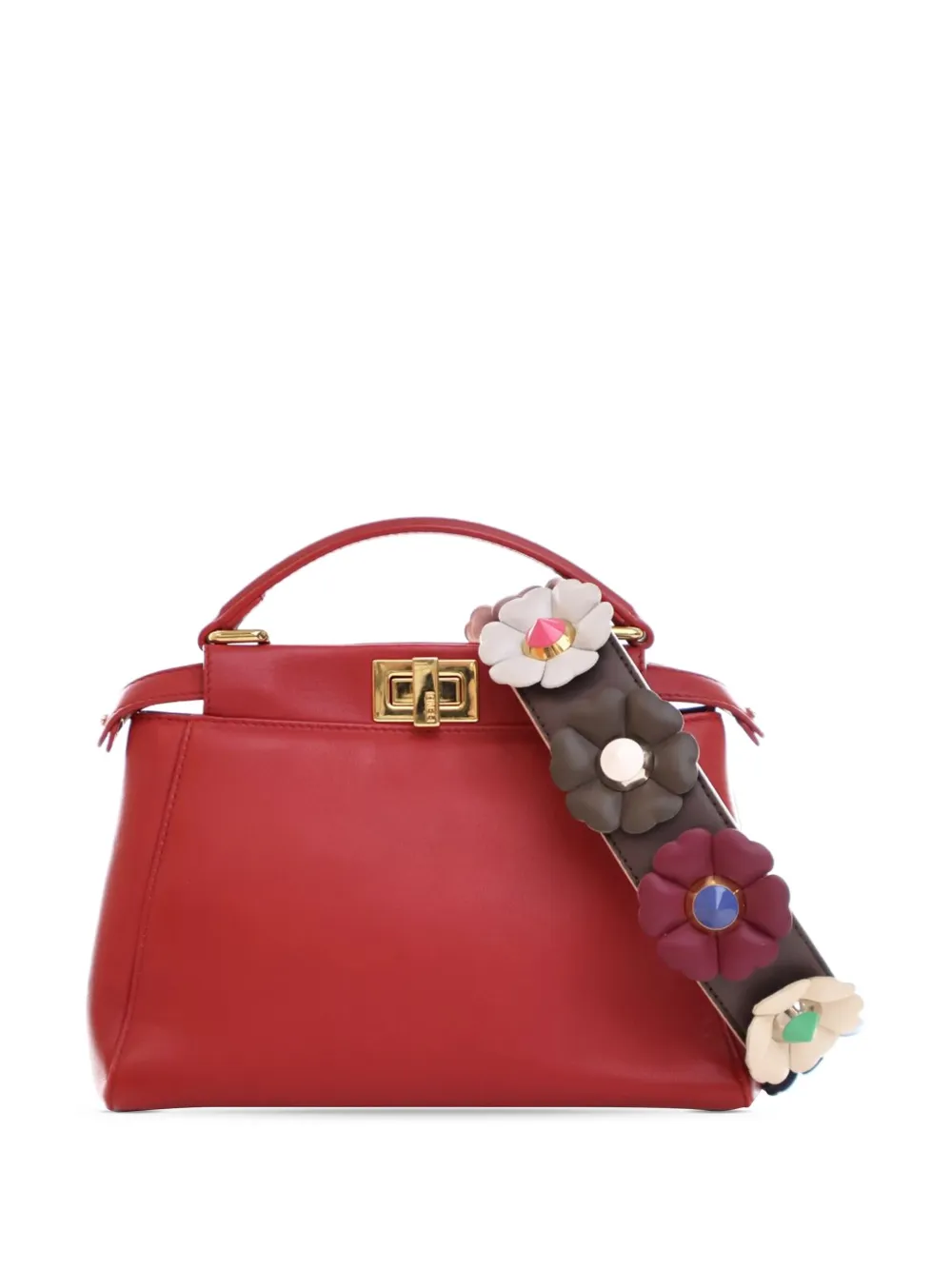 2000-2025 Mini Leather Flowerland Peekaboo satchel