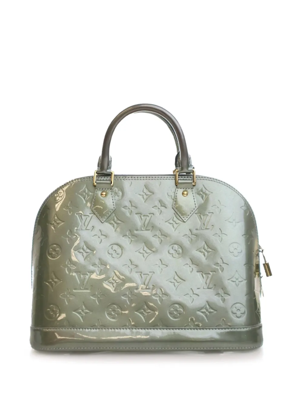 Louis Vuitton Pre-Owned 2011 モノグラム ヴェルニ アルマ PM ハンドバッグ - グリーン Louis Vuitton Pre-Owned 2011 モノグラム ヴェルニ アルマ PM ハンドバッグ - グリーン