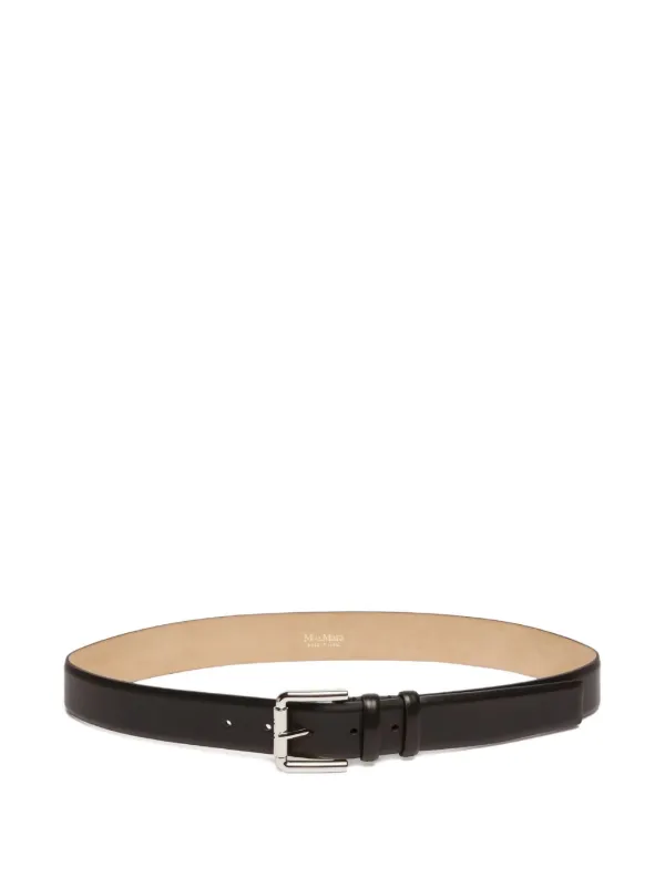 Max Mara レザーベルト ブラック Max Mara レザーベルト | ブラック | FARFETCH JP