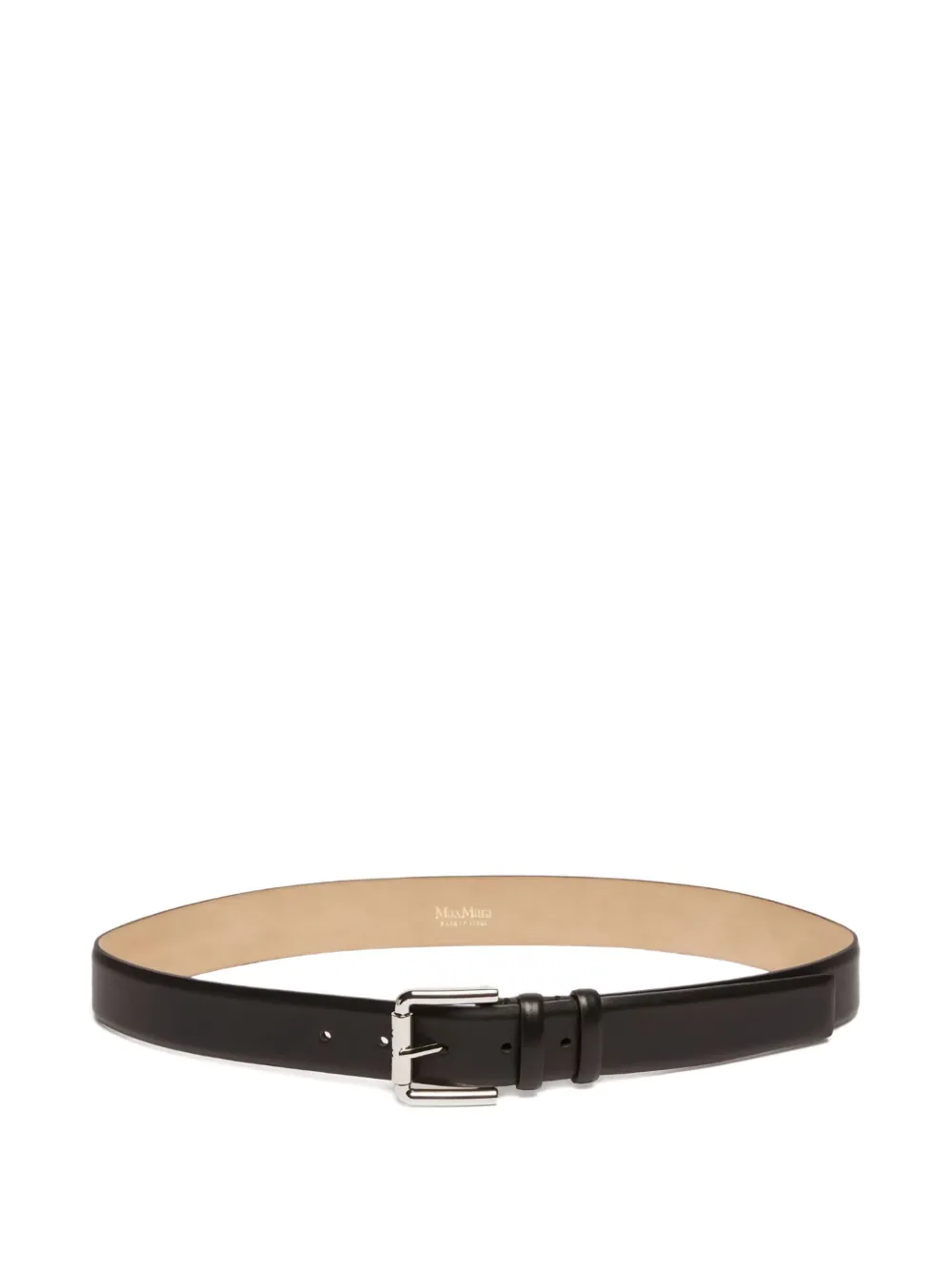 Max Mara leather belt Zwart