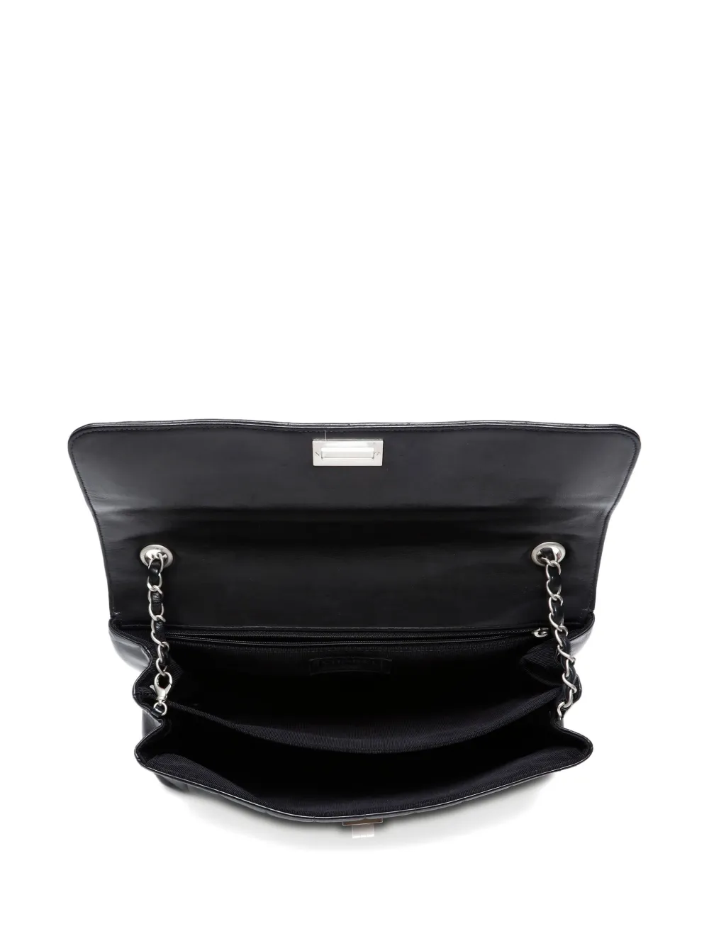 Pre-owned Chanel 2005-2006 Choco Bar Chain Shoulder Bag In Black