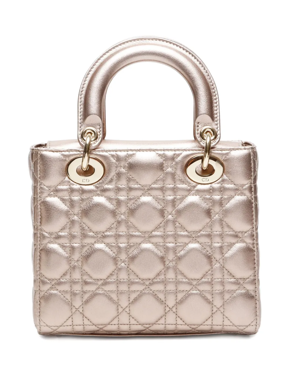 Christian Dior Pre-Owned 2010-2024 small Lady quilted leather tote bag | Pre-Owned | Image 2