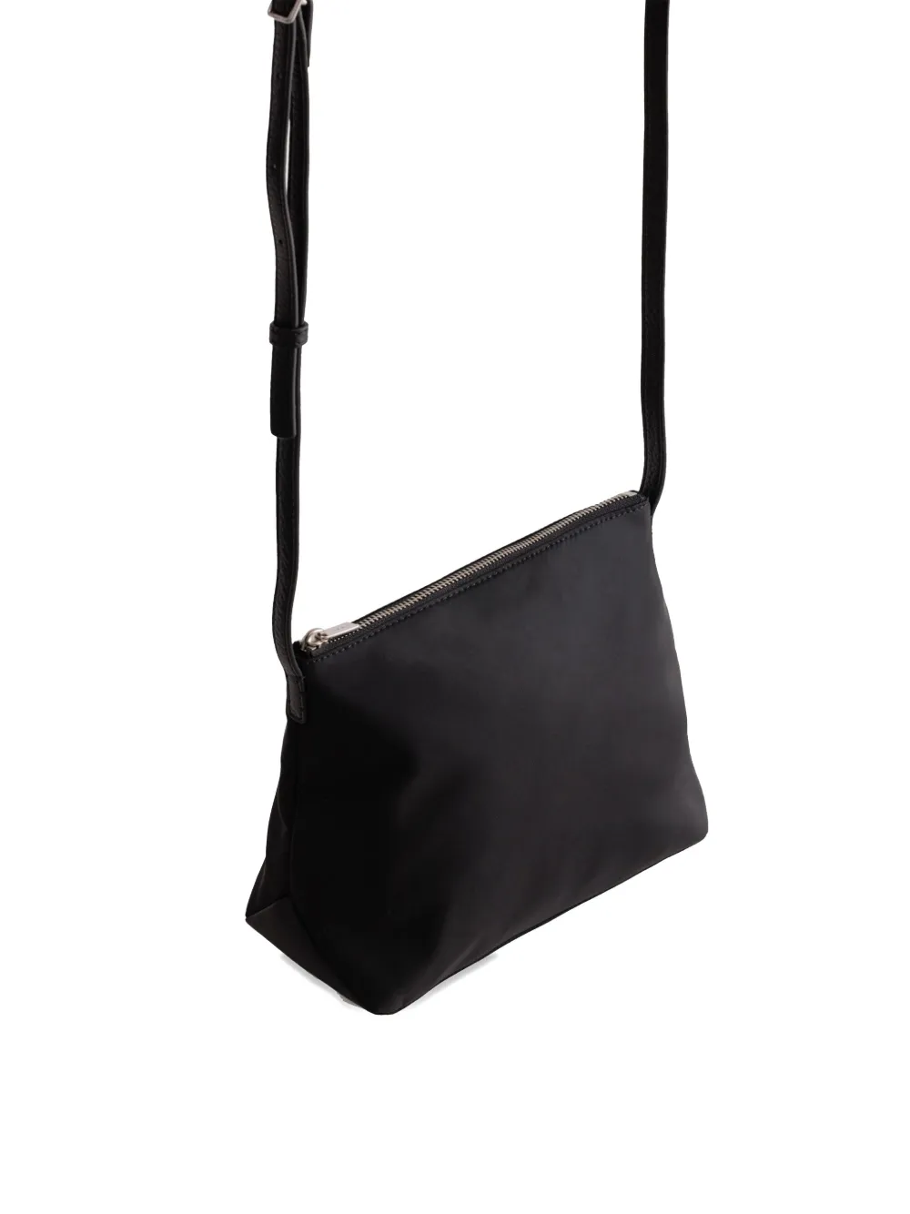 Yu Mei Small Utility Zip-top Cross Body Bag In Black