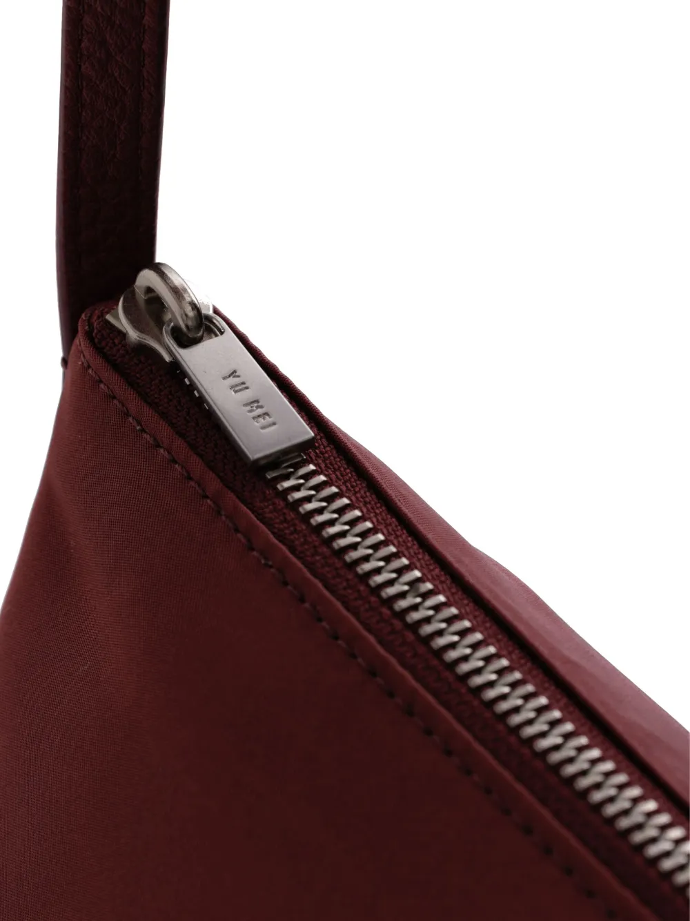 Yu Mei Small Utility Zip-top Cross Body Bag In Red