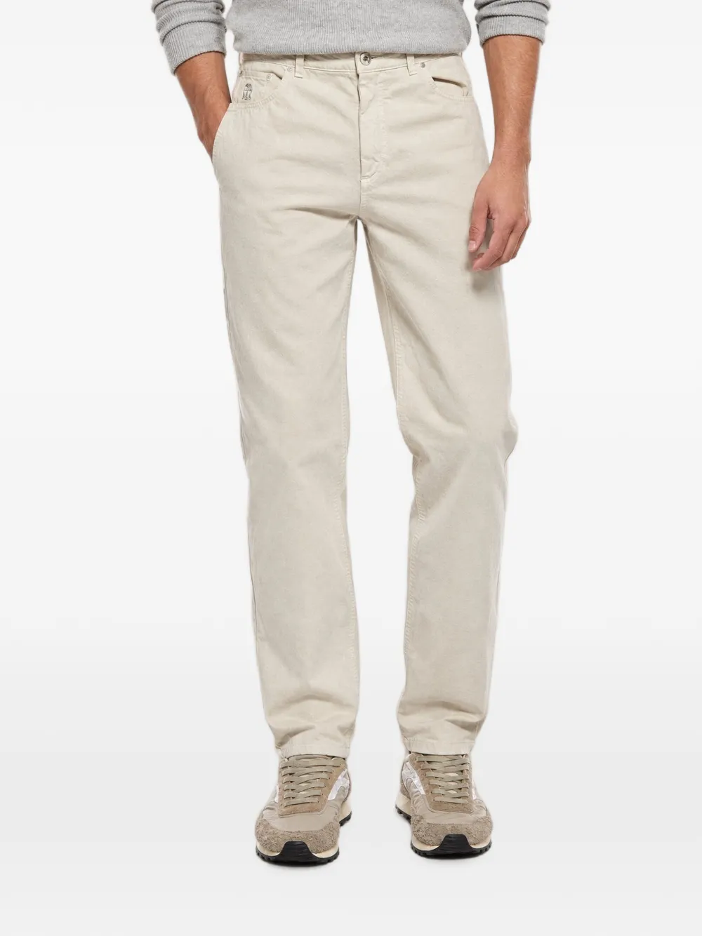 Brunello Cucinelli Straight jeans Beige