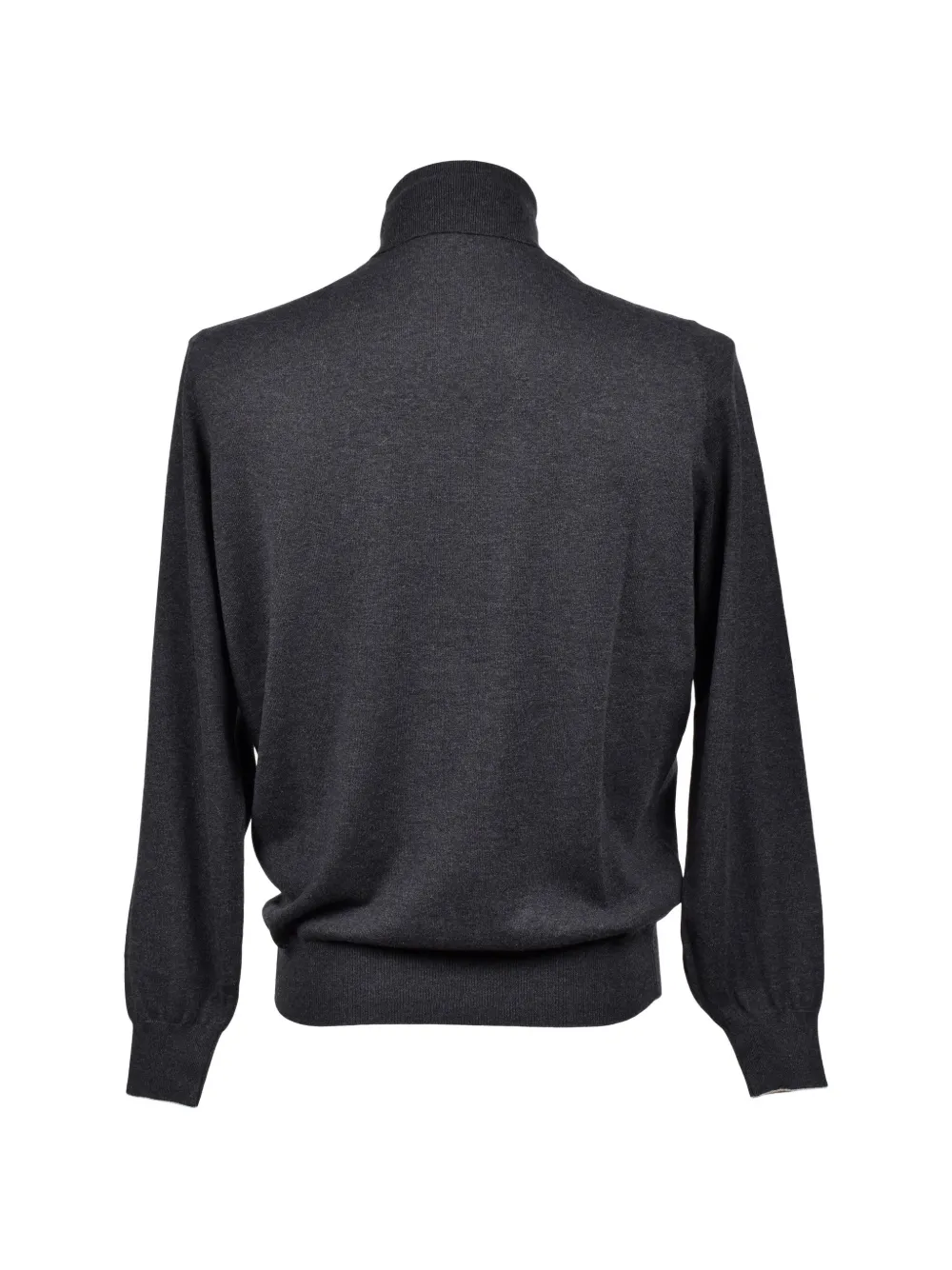Brunello Cucinelli roll-neck knitted sweater Grijs