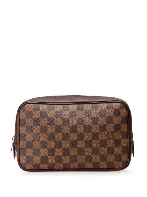 Louis Vuitton Pre-Owned 2001 Damier Ebene Trousse Toilette 25 clutch bag