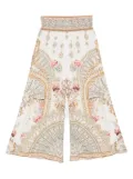 Camilla Ottoman Dynasty wide-leg pants - White