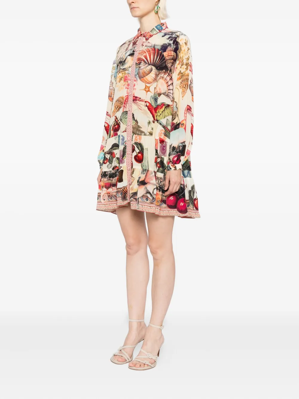 Camilla Notes From The Road blousejurk Beige