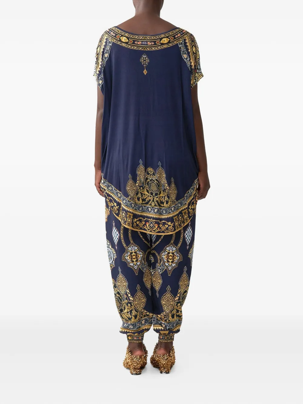 Camilla The Imperial Gate blouse Blauw