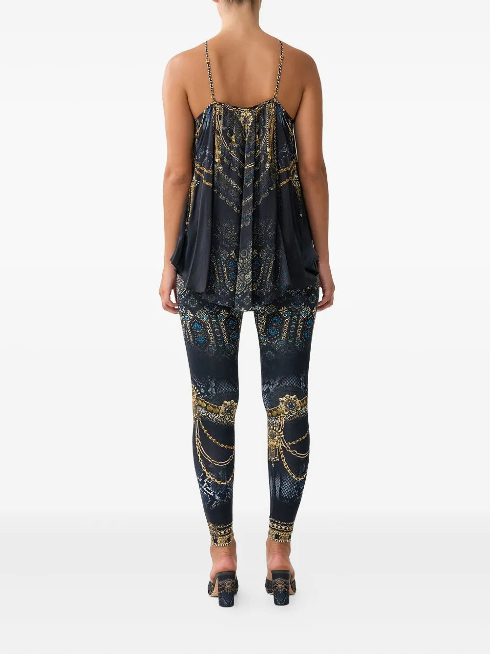 Camilla Song of the Solstice legging met print Zwart