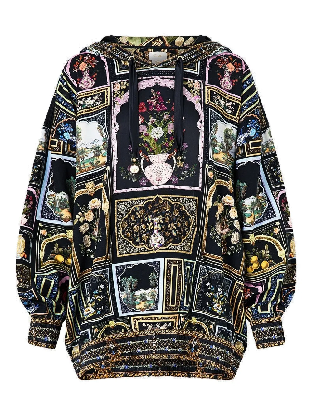 Camilla Ottoman Elegance Hoodie - Blau