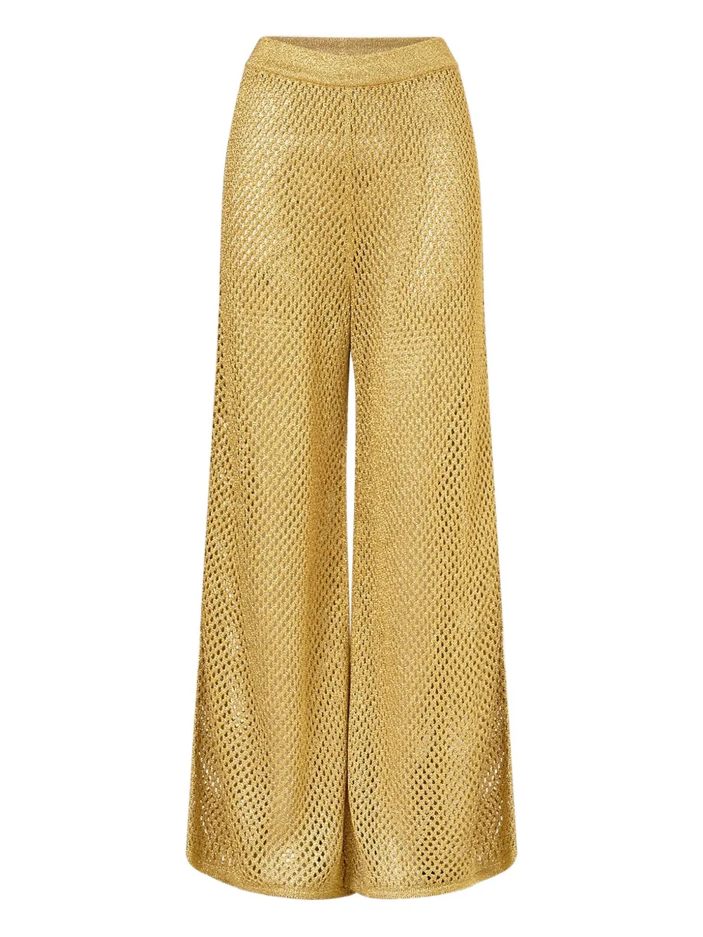 Camilla flare ottoman dynasty trousers - Oro