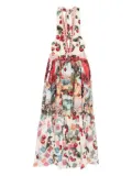 Camilla Notes From The Road halter dress - Neutrals