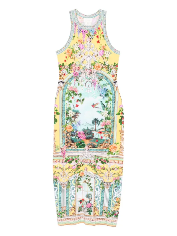 Camilla Tales of Topkapi Palace Tank Dress in Yellow