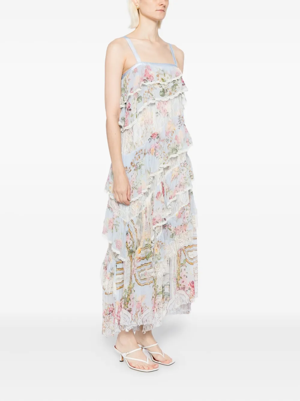 Camilla Tiled In Time Dress In Multi