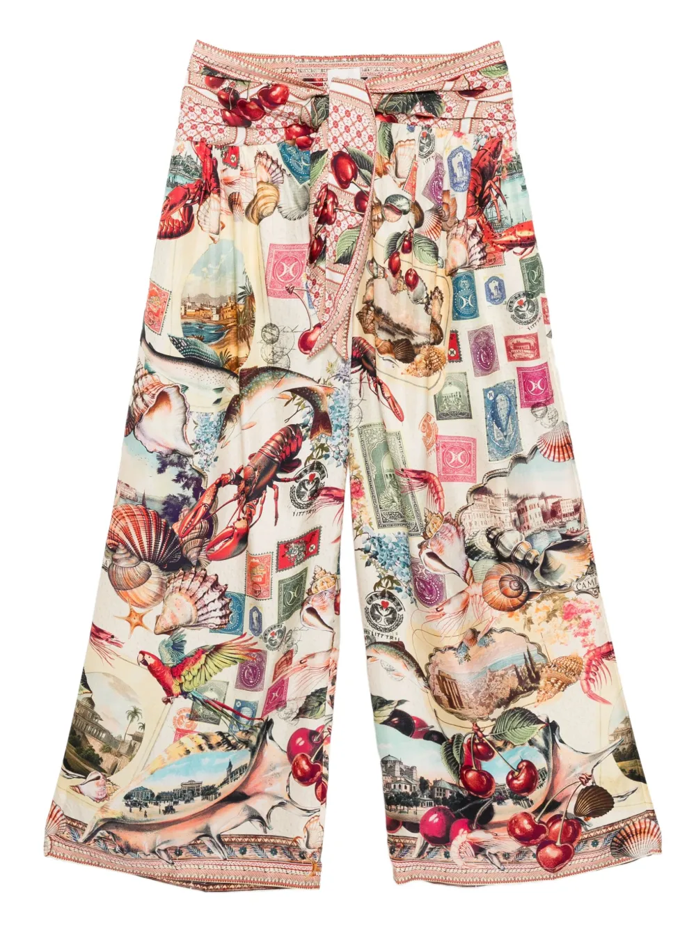 Camilla Notes From The Road wide-leg pants | Neutrals | Image 1